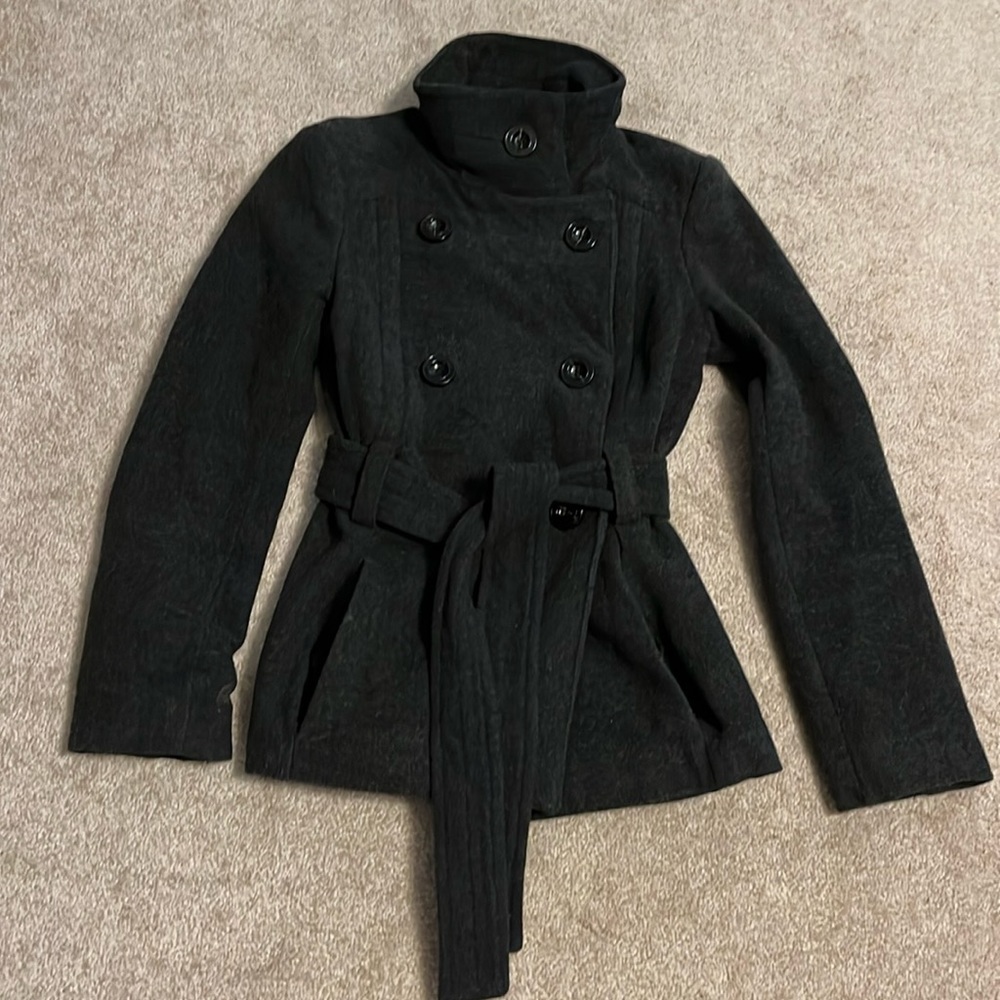 Zara Basics Wool blend coat